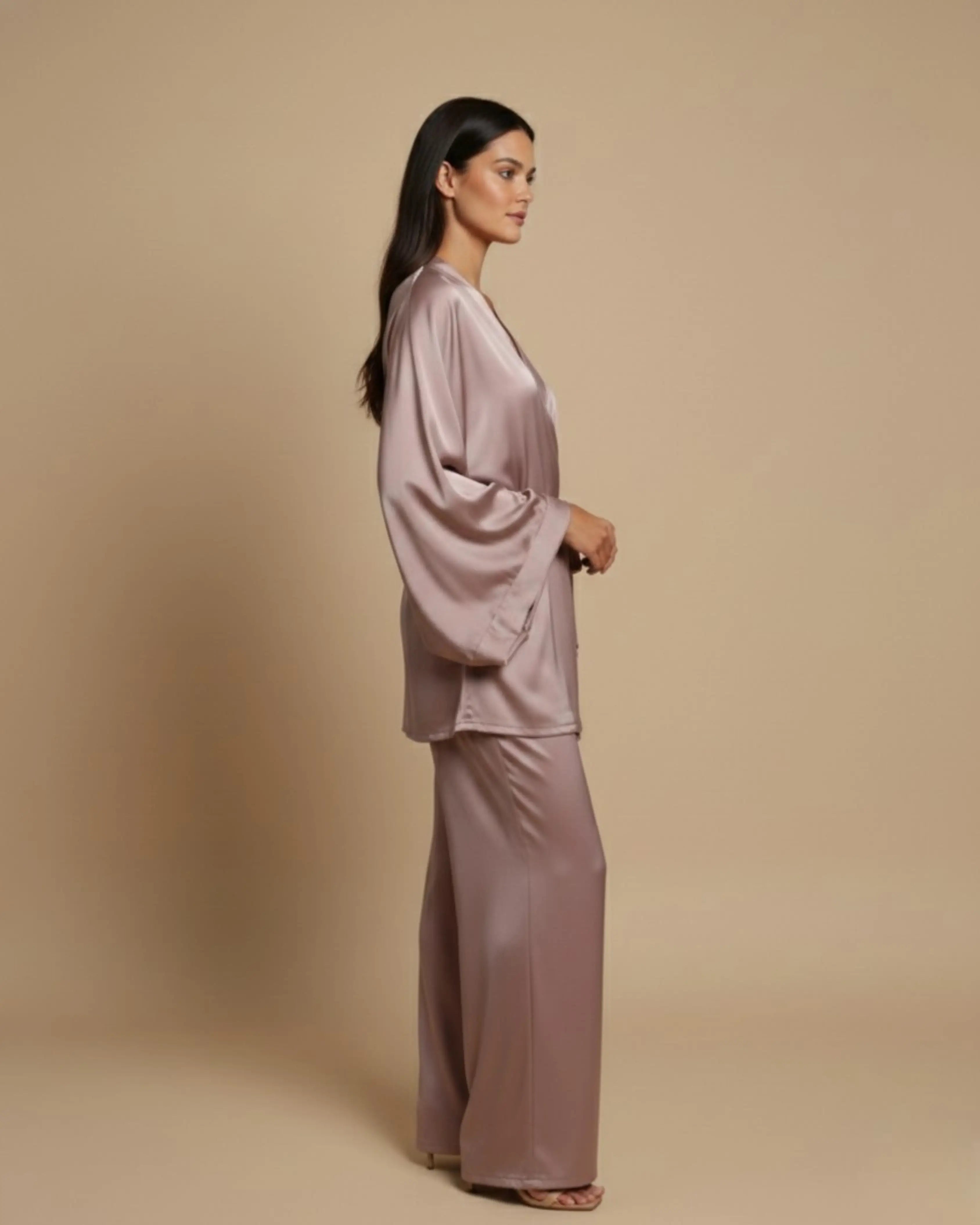 The Rose Gold Kimono Set
