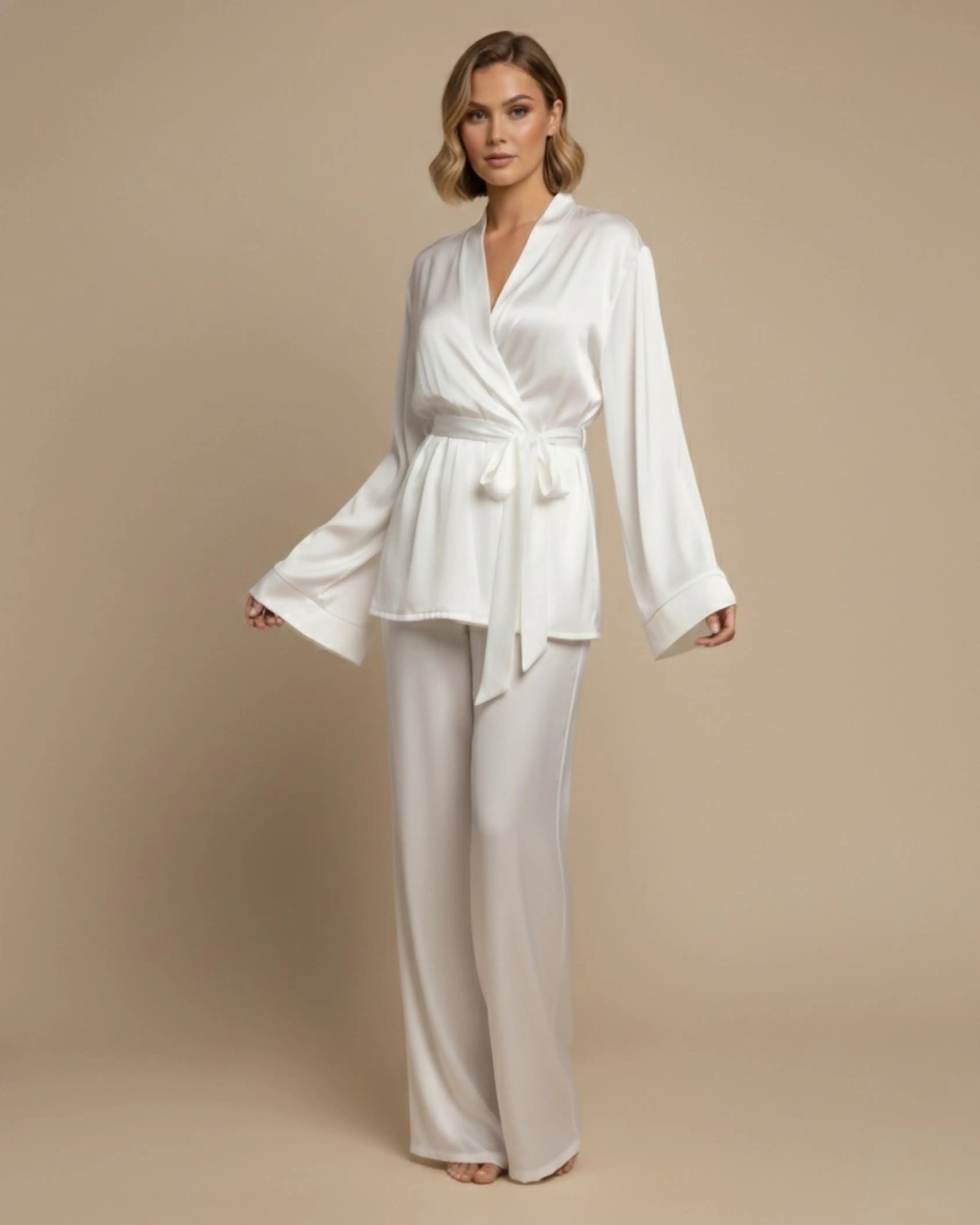 The Pure White Kimono Set