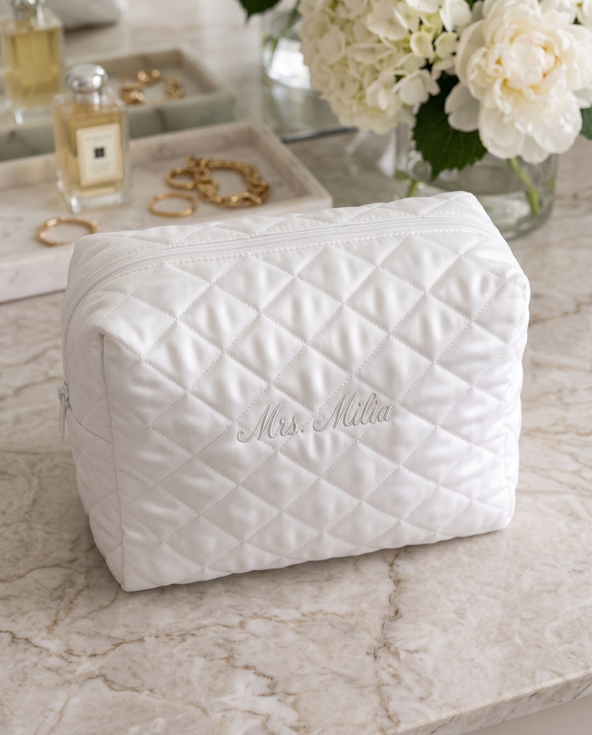 The Maison Satin Pouch | Large Size