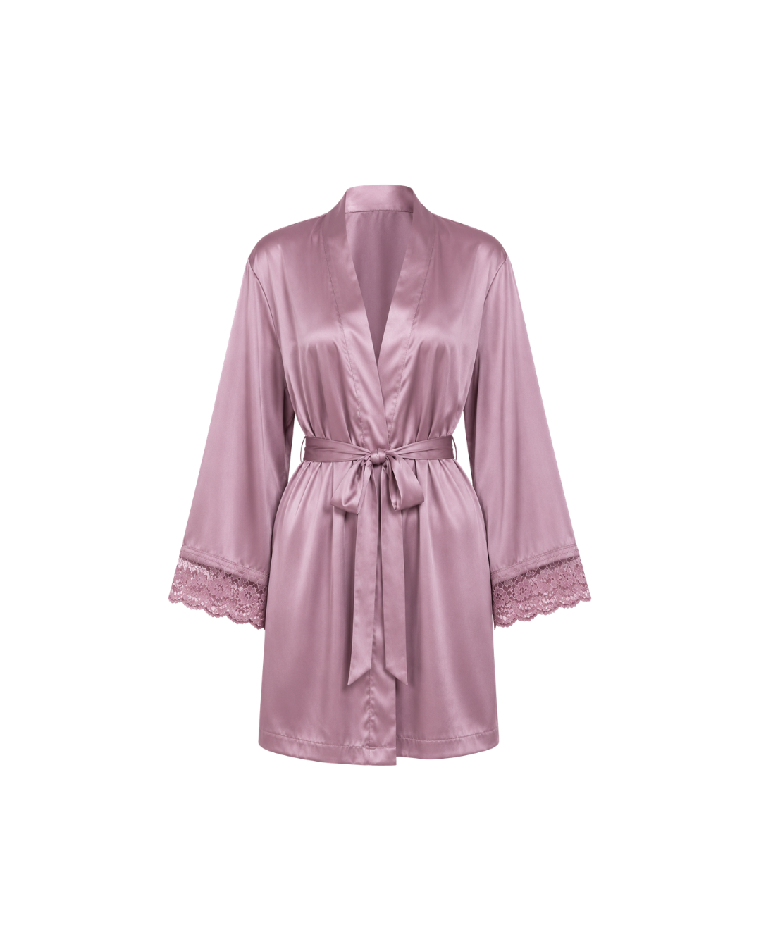 The Rose Gold Lace Robe