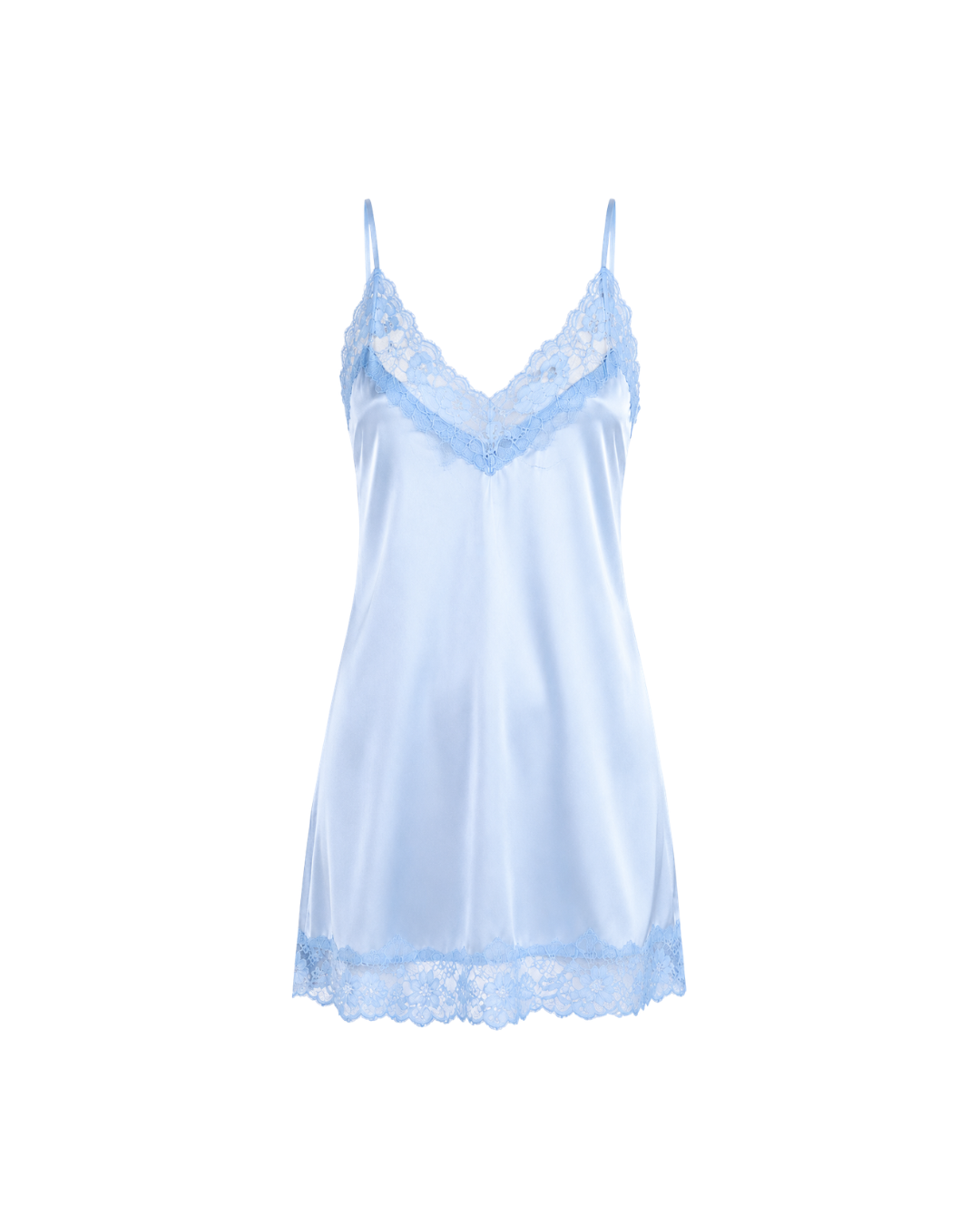 The Light Blue Lace Slip