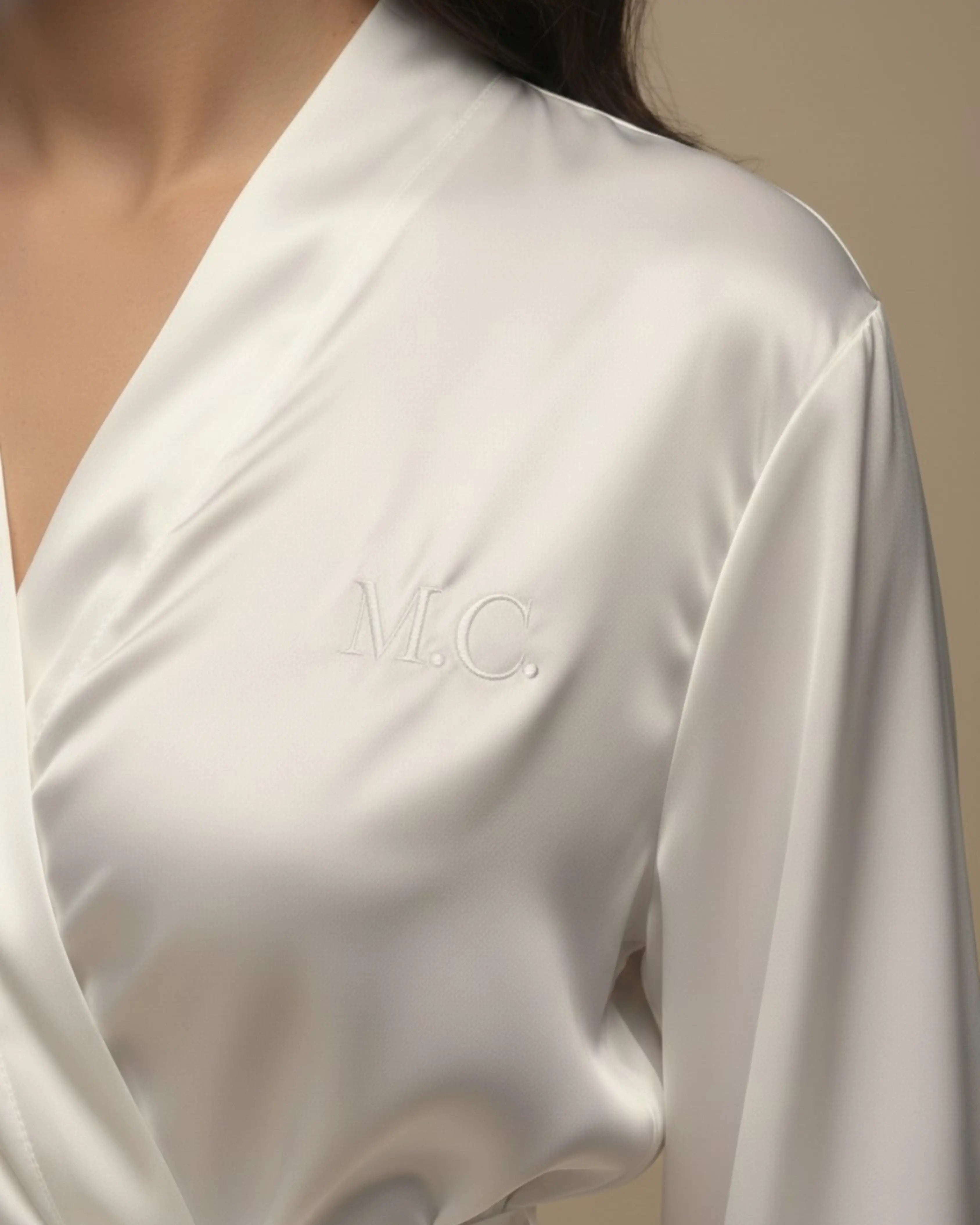 The Pure White Long Kimono
