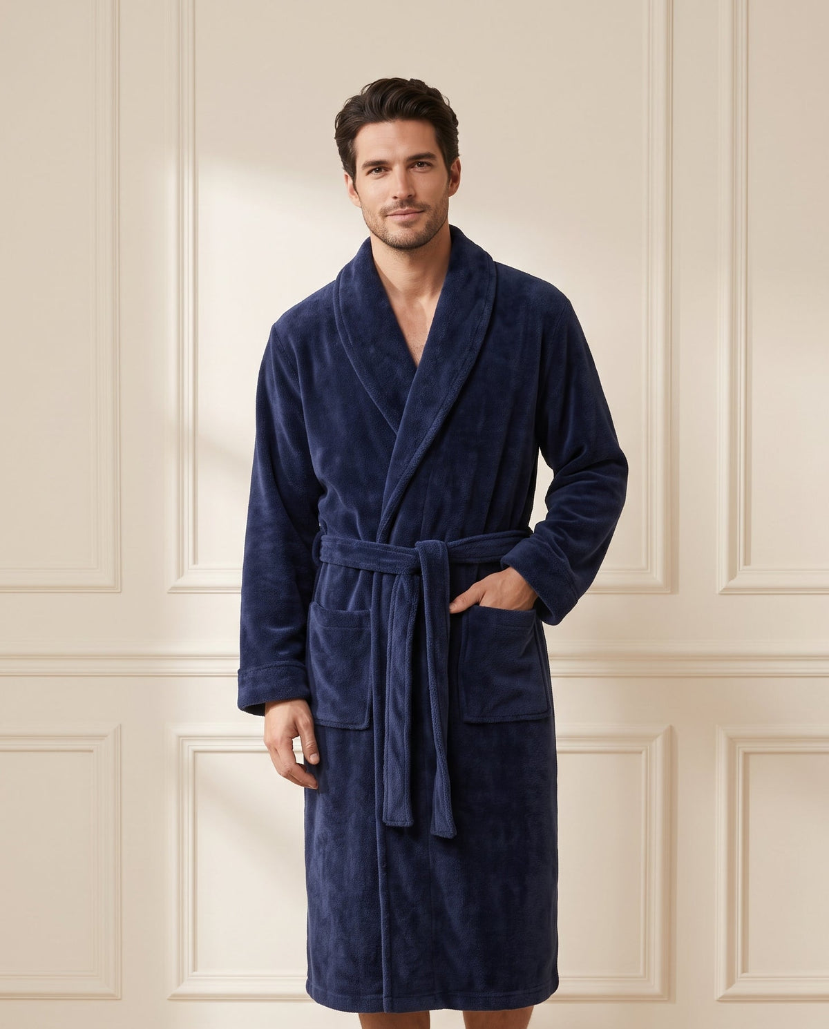 The Royal Blue Winter Robe
