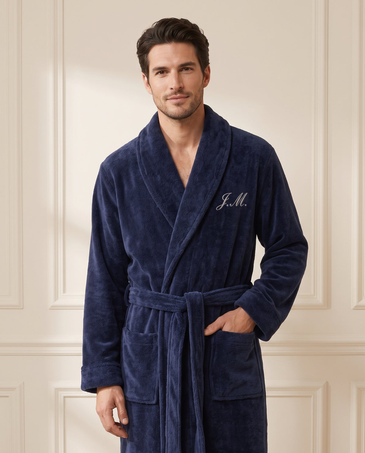 The Royal Blue Winter Robe