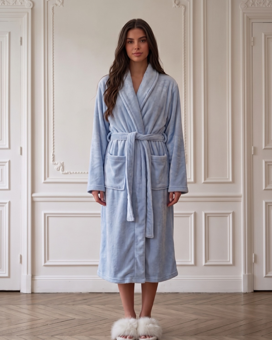 The Light Blue Winter Robe