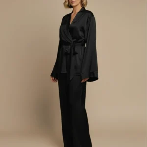 The Black Kimono Set