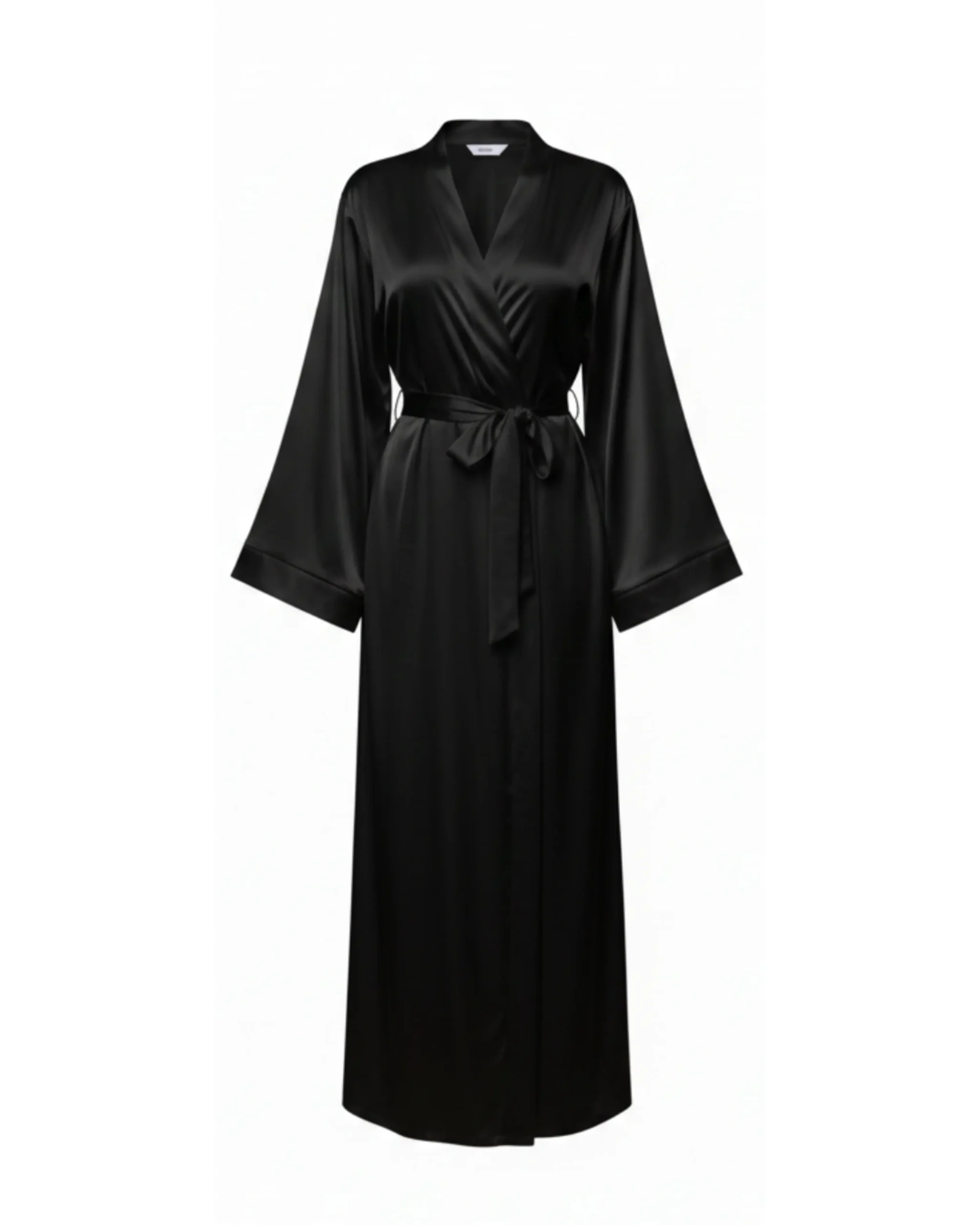 The Black Long Kimono - Image 4
