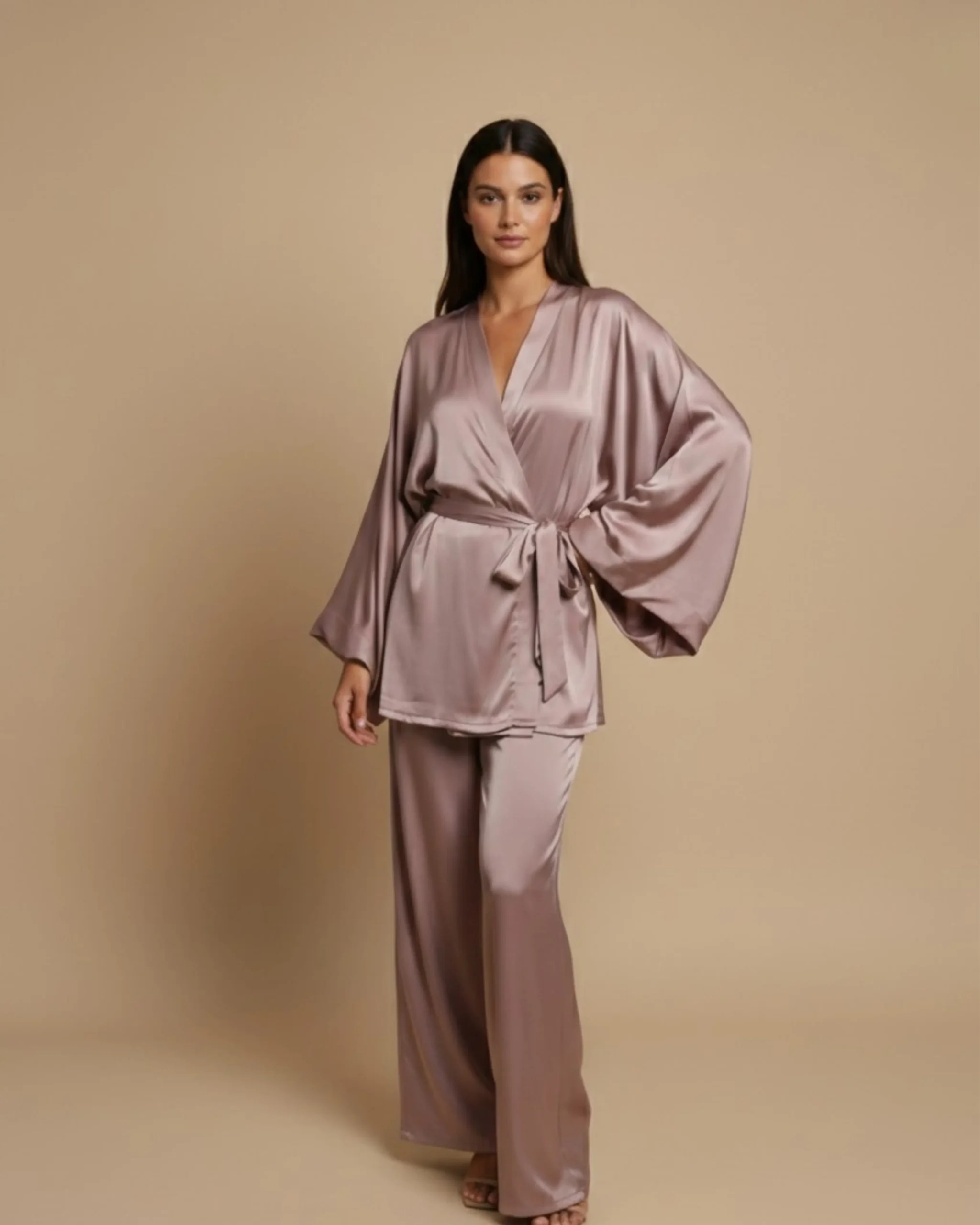 The Rose Gold Kimono Set